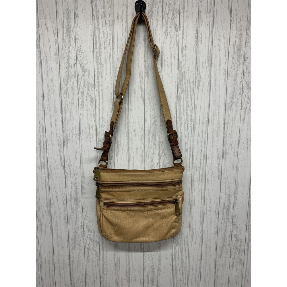Womens Fossil Crossbody Calf Leather Vintage Bag